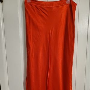 English Factory *Valentines* red midi skirt